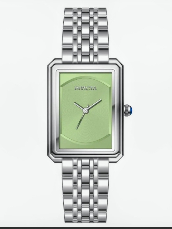 Invicta Accessories - Invicta Women's Silver Bracelet Watch with Mint Green Dial